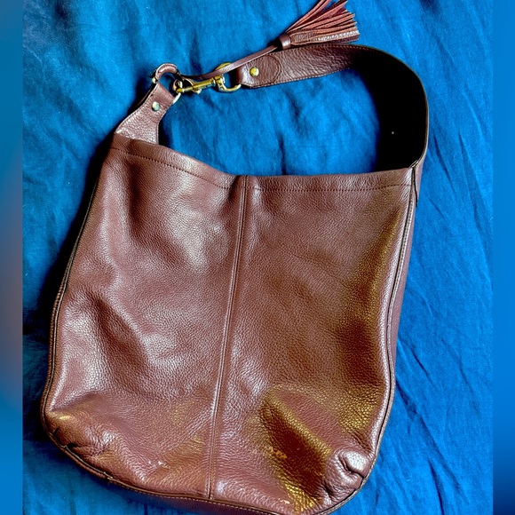 COACH M-1380-F23309 Burgundy Hobo Bag - Picture 6 of 7